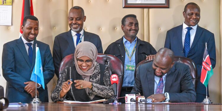 Signing of the Somalia Kenya aviation agreement