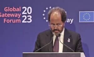 Somali President Hassan Sheikh Mohamud has appealed to the European Union (EU) to reconsider its approach in assisting Somalia and shift from providing humanitarian aid to helping with sustainable development projects