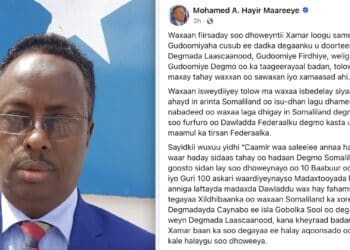A voice for Somaliland in the heart of Mogadishu: Dissecting Maareeye's loyalties