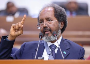 President Hassan Sheikh Mogadishu Somalia