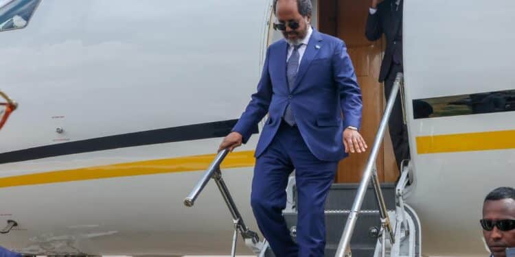 Somalia President in Ethiopia