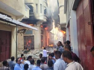 Bakara Market Fire by Al-Shabab in Mogadishu Somalia