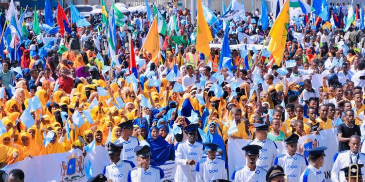 Mogadishu Somalia Constitutional Demo