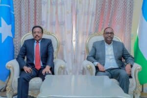 President Farmaajo and Deni in Garowe Puntland Somalia