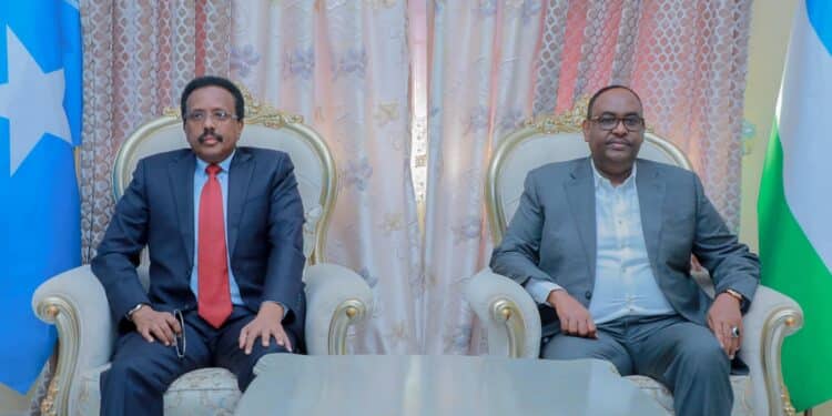 President Farmaajo and Deni in Garowe Puntland Somalia