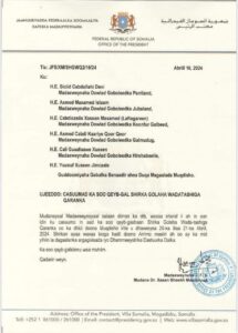 NCC Somalia Hassan Sheikh