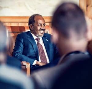President Hassan Sheikh Mohamud of Somalia Oslo Forum Al-Shabab Talks