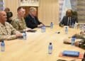 AFRICOM commander General Dagvin Anderson meets President Hassan Sheikh Mohamud in Mogadishu Somalia