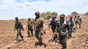 Puntland forces of the kind that took over the Bosaso camp from the PSF