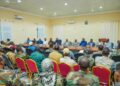 President Said Abdullahi Deni meets Puntland force commanders in Galkayo, where the defence forces are now on full alert