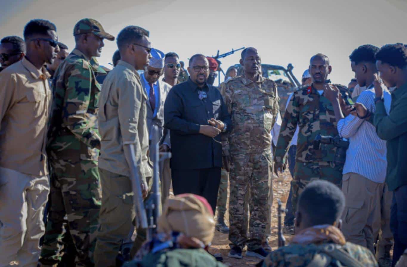 Firdhiye receives former Puntland units deployed to the Sool front, part of the New Puntland campaign
