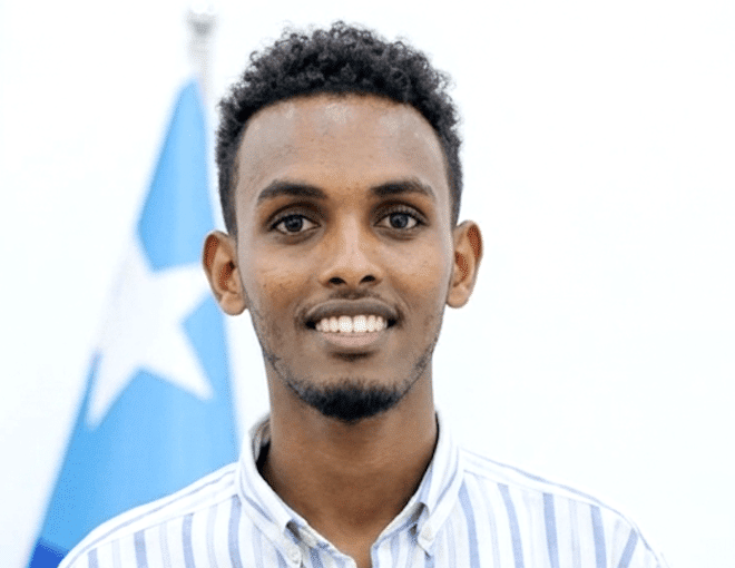 Bashir Mohamed Abdullahi, the reporter killed in Baidoa during the fighting between federal forces and Abdiaziz Laftagareen