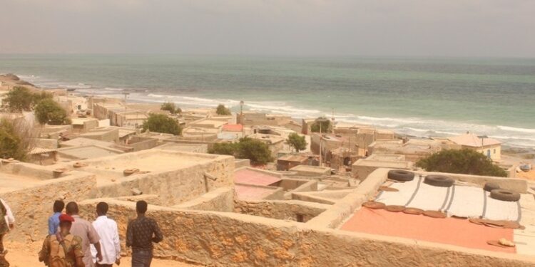 Bandarbeyla on the Karkaar coast, the district where the MT Eureka crew came ashore at Hulcaanood